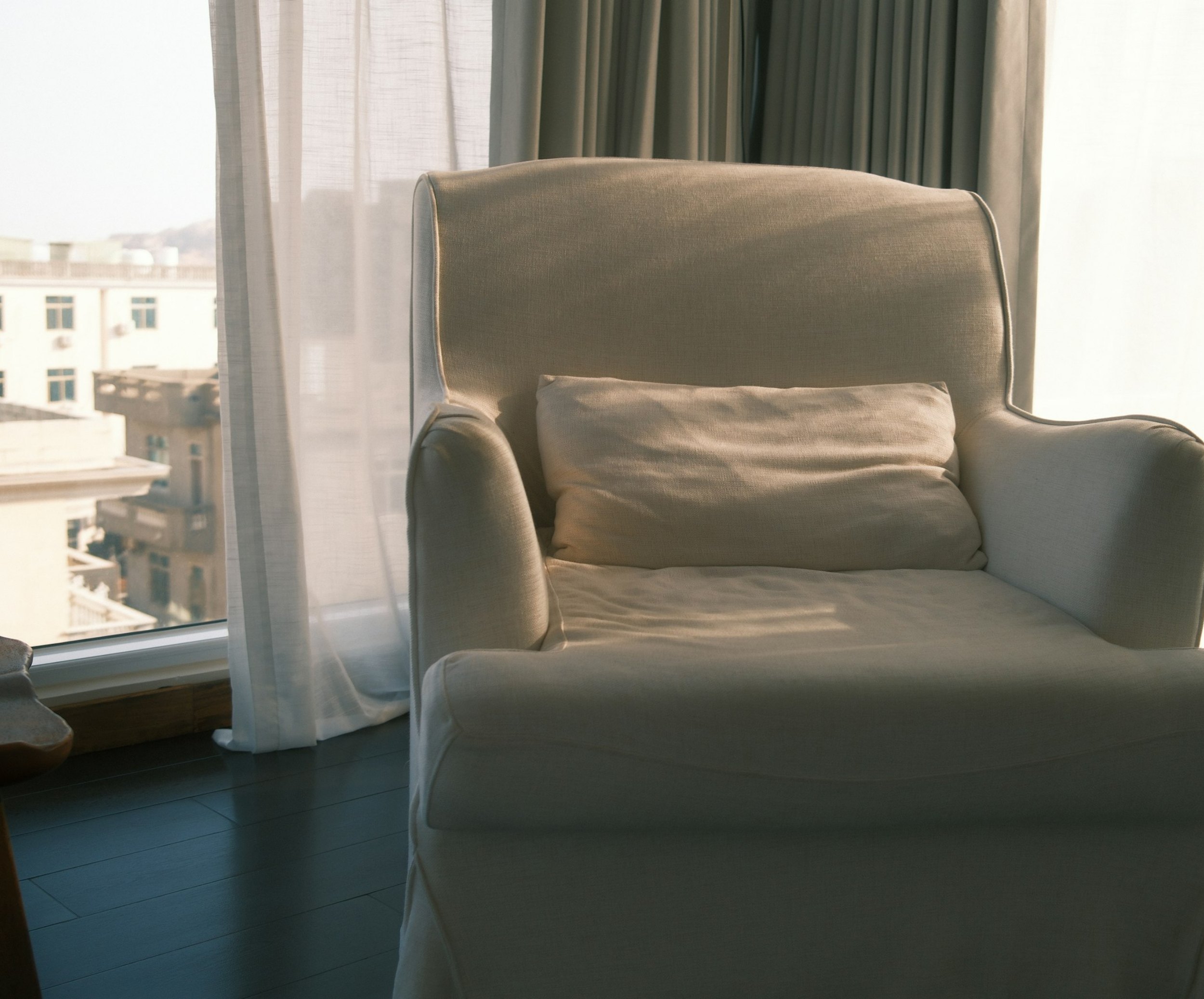 A quiet room in soft daylight